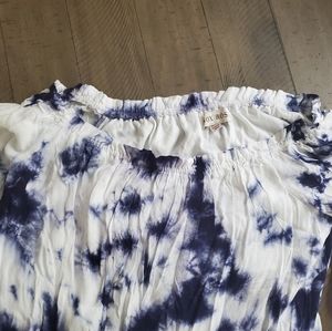Tye Dye Off Shoulder Dress Size XXL